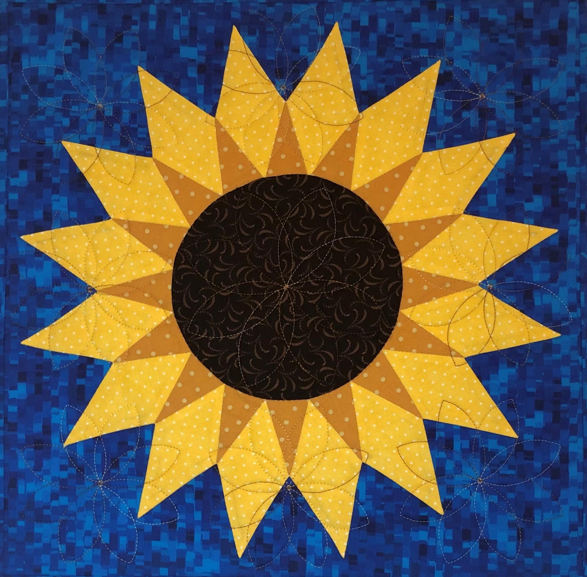 Sunflower Mini-Quilt Online Auction: A Fundraiser for Ukraine