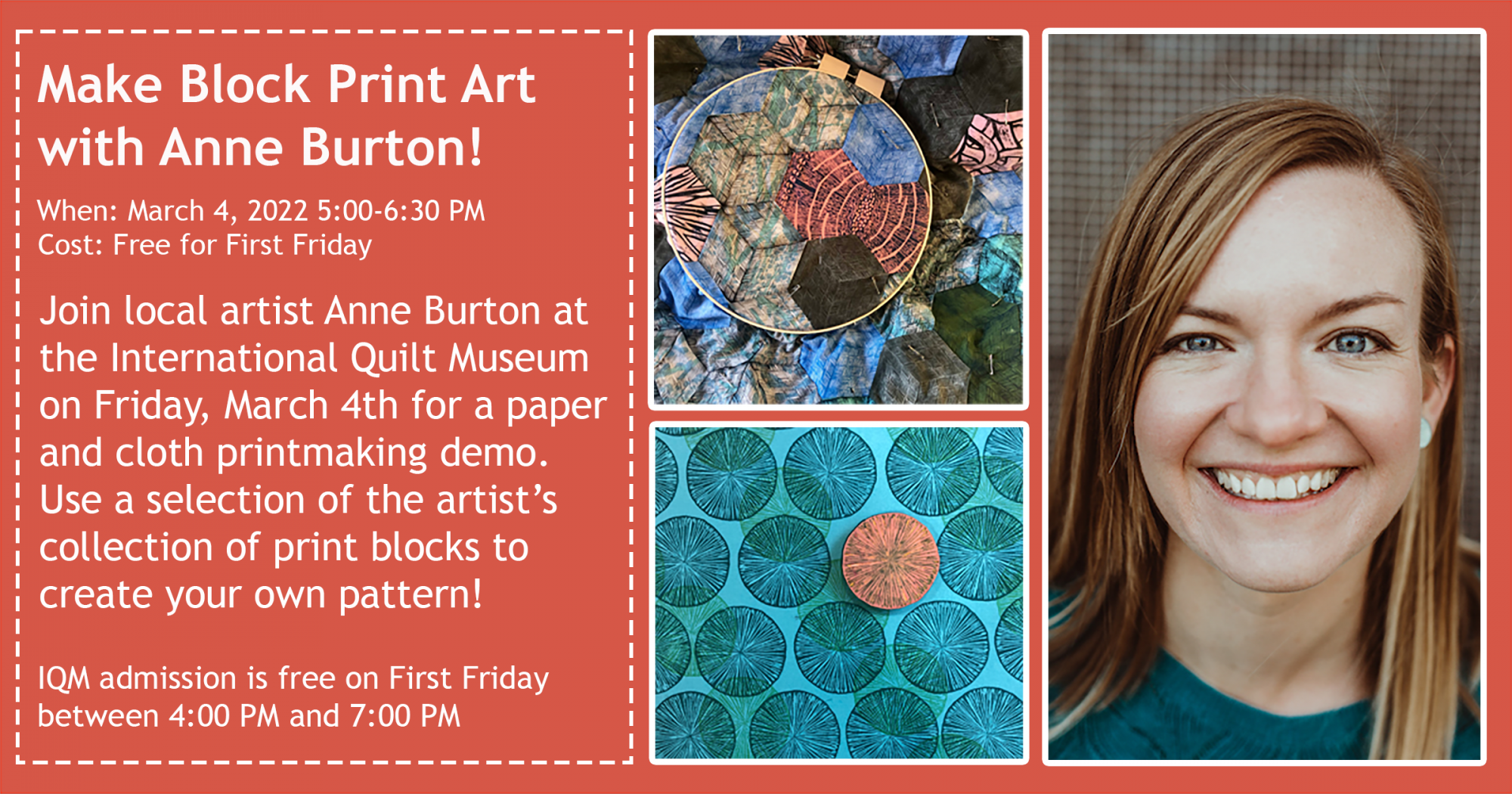 Printmaking Activity with Anne Burton