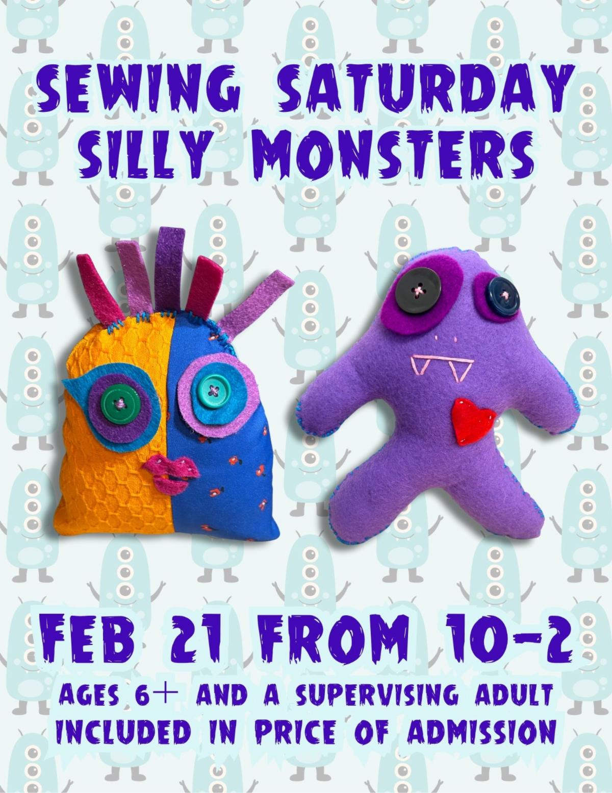 Sewing Saturday: Silly Monsters