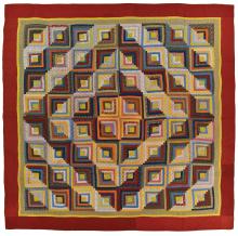 Design Dynamics of Log Cabin Quilts