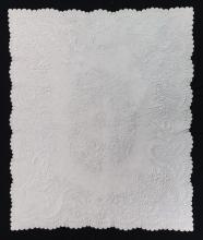 Bedcover, corded quilting