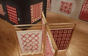 International Quilt Museum Acquires, Exhibits Famous Joanna S. Rose Red and White Collection