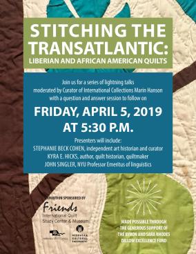 Program Features Liberian, African American Quilts